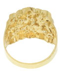 Gold Nugget Ring- Mens Ring 10K Gold | 6.1 Grams