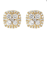 Mens Stud Diamond Earrings
0.95 Carats 14K Yellow Gold